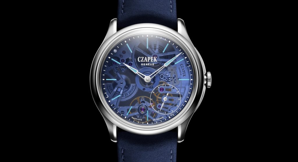 Czapek Promenade Transparencies Aqua Blue