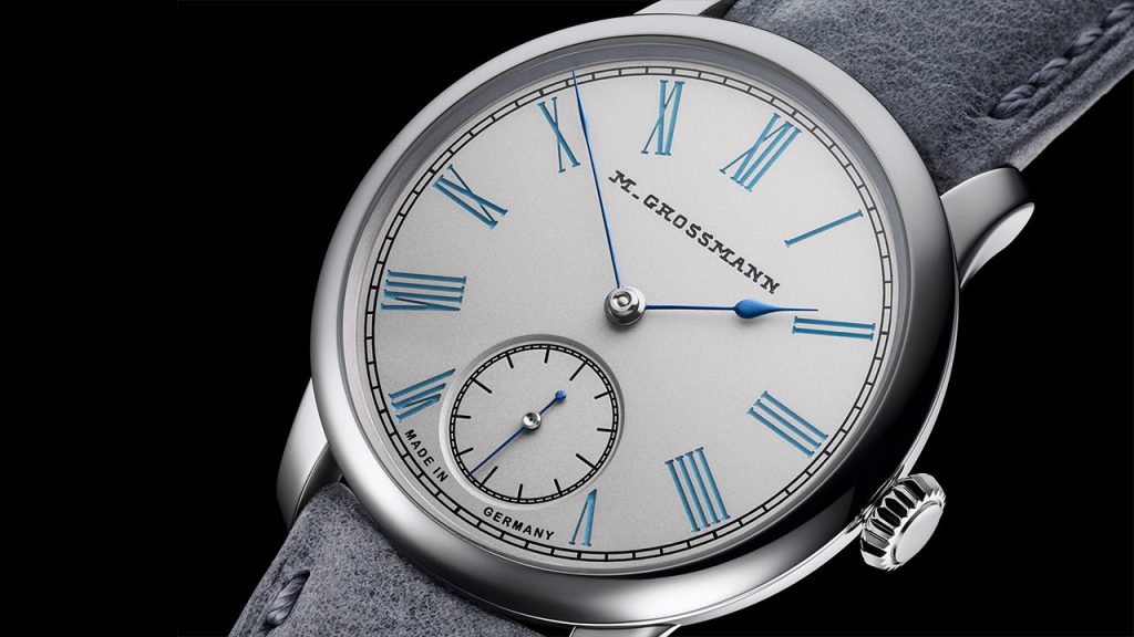 Moritz Grossmann TEFNUT 36 Silver-Plated by Friction Turquoise Blue