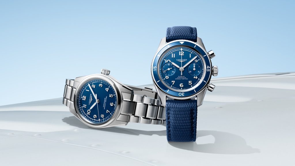 Longines Spirit Pilot and Spirit Pilot Flyback Blue