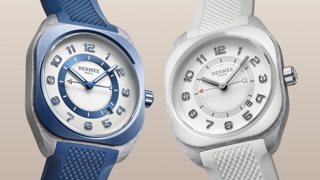 Hermès H08 Bleu de Malte and Blanc Chantilly